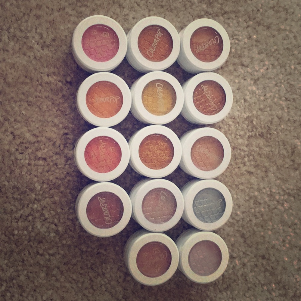 colourpop 14 eyeshadows
